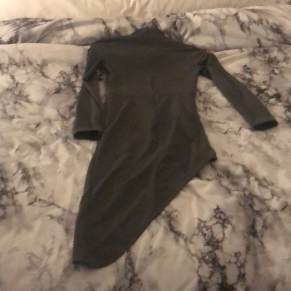 Fashion Nova Dresses & Skirts - Asymmetrical Grey Dress